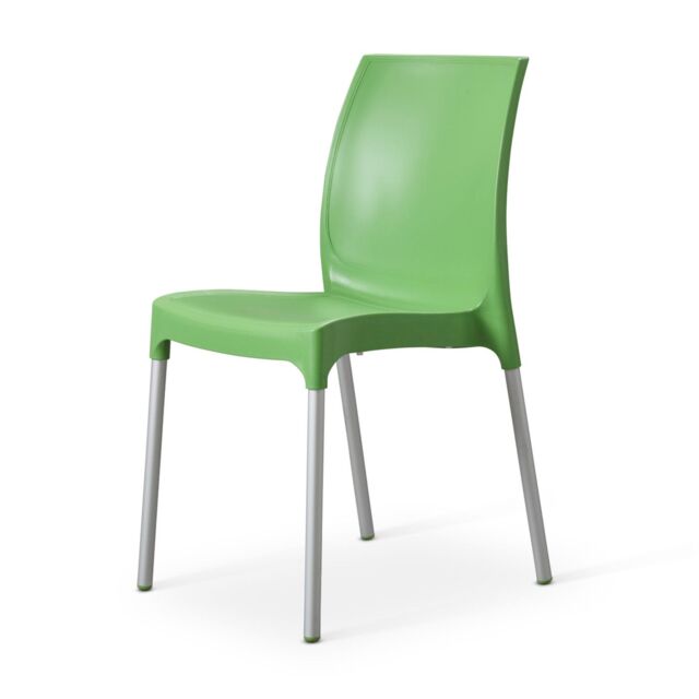 netfurniture Bide Side Kitchen Or Outdoor Garden Chair Avocado Green in Purple