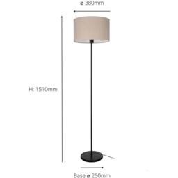 Loops Sleek Modern Black Floor Lamp for Stylish Indoor Lighting - thumbnail 4
