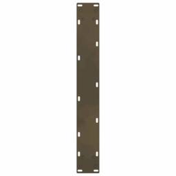 Berkfield Home Coffee Table Legs Natural Steel 2 pcs 60x(100-101) cm Steel in Grey - thumbnail 7