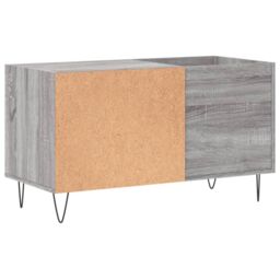 Berkfield Home Record Cabinet Grey Sonoma 85x38x48 cm Engineered Wood - Size: 85 x 38 x 48 cm - thumbnail 6
