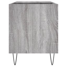 Berkfield Home Record Cabinet Grey Sonoma 85x38x48 cm Engineered Wood - Size: 85 x 38 x 48 cm - thumbnail 5