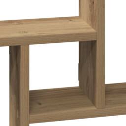 Berkfield Home Durable Wall Shelves 2 pcs Artisian Oak 50x12x50 cm Engineered Wood in Brown - Size: 50 x 12 x 50 cm - thumbnail 8