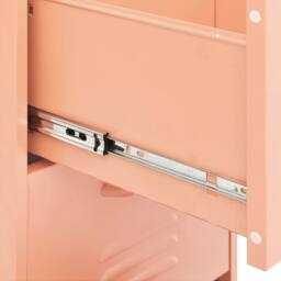 Berkfield Home Storage Cabinet Pink 42.5x35x101.5 cm Steel - thumbnail 9