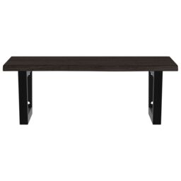 Berkfield Home Basin Shelf Wall Mounted Steel & Solid Wood Oak in Brown - thumbnail 4