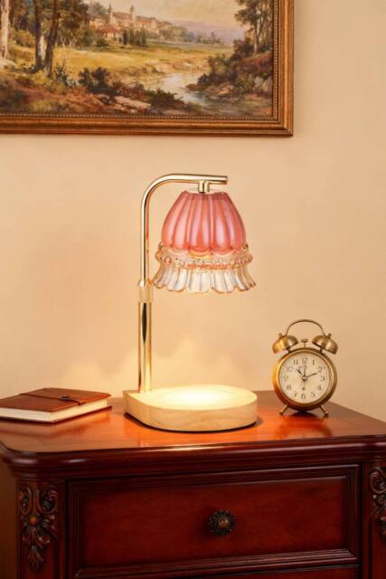 H&O Direct Height Adjustable Dimming Candle Warmer Lamp in Pink - image 1