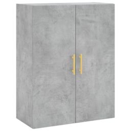 Berkfield Home Highboard Concrete Grey 69.5x34x180 cm Engineered Wood - thumbnail 5