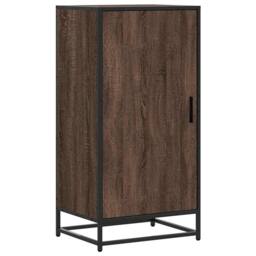 Berkfield Home Shoe Rack Brown Oak 48x38x97.5 cm Engineered Wood - thumbnail 3