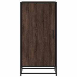 Berkfield Home Shoe Rack Brown Oak 48x38x97.5 cm Engineered Wood - thumbnail 4