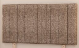 Somnior Alexas 2 Draw Divan Bed Base with Headboard Tweed Fabric in Brown - Size: Single - thumbnail 4