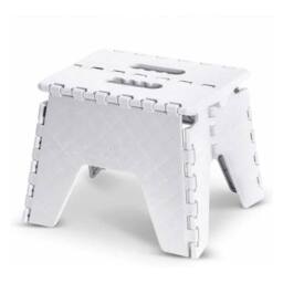 Marco Paul 21cm Folding Step Stool - Large Size in White