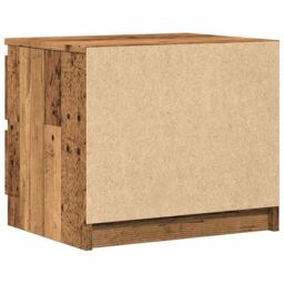 Berkfield Home Bedside Cabinets 2 pcs Old Wood 50x40x43.5 cm Engineered Wood in Brown - thumbnail 8