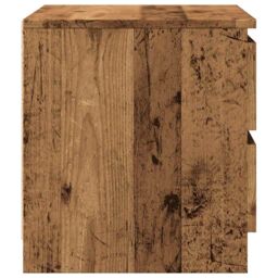 Berkfield Home Bedside Cabinets 2 pcs Old Wood 50x40x43.5 cm Engineered Wood in Brown - thumbnail 7