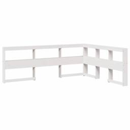 Berkfield Home Bookcase Bed without Mattress White 140x200cm Solid Wood Pine - Size: 140x200 cm - thumbnail 9