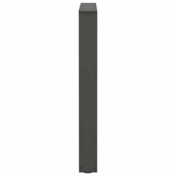 Berkfield Home Dining Table Legs V-Shape 2 pcs Anthracite 60x(72-73.3) cm Steel in Black - thumbnail 6