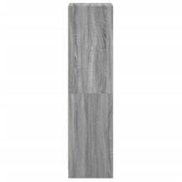 Berkfield Home Highboard with Glass Doors Grey Sonoma 35x37x142 cm - Size: 35 x 37 x 142 cm - thumbnail 7