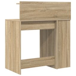 Berkfield Home Desk with Storage Sonoma Oak 90x48x101.5 cm Engineered Wood - thumbnail 6