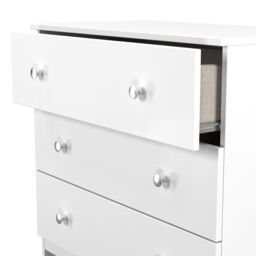 Ready Assembled 2 U Newlyn 3 Drawer Chest (Ready Assembled) in White - thumbnail 6