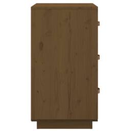 Berkfield Home Bedside Cabinets 2 pcs Honey Brown 40x40x75 cm Solid Wood Pine - Size: 40 x 40 x 75 cm - thumbnail 9