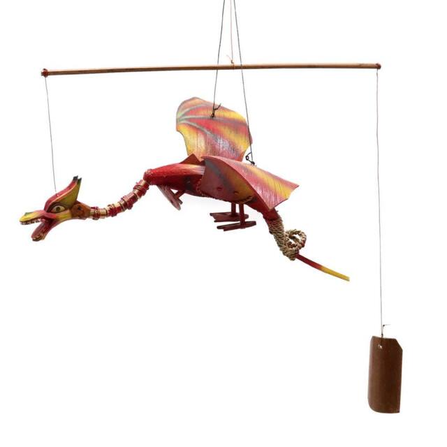KDMD Red Coconut Dragon Mobile 37cm - image 1