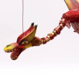 KDMD Red Coconut Dragon Mobile 37cm - thumbnail 4
