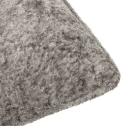 Paoletti Lustre Crushed Velvet Cushion in Stone - Size: 50 cm x 50 cm - thumbnail 3