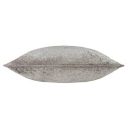 Paoletti Lustre Crushed Velvet Cushion in Stone - Size: 50 cm x 50 cm - thumbnail 2