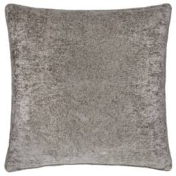 Paoletti Lustre Crushed Velvet Cushion in Stone - Size: 50 cm x 50 cm - thumbnail 1