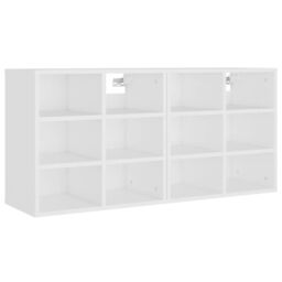 Berkfield Home Shoe Cabinets 2 pcs White 52.5x30x50 cm - thumbnail 3