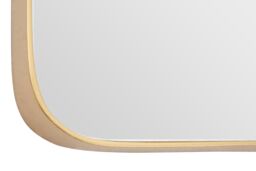 Orsina Tia Large Gold Finish Square Wall Mirror - thumbnail 4