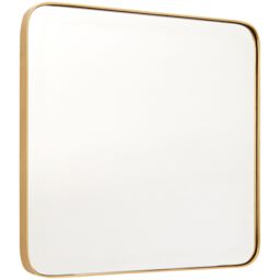 Orsina Tia Large Gold Finish Square Wall Mirror - thumbnail 3