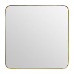 Orsina Tia Large Gold Finish Square Wall Mirror - thumbnail 2