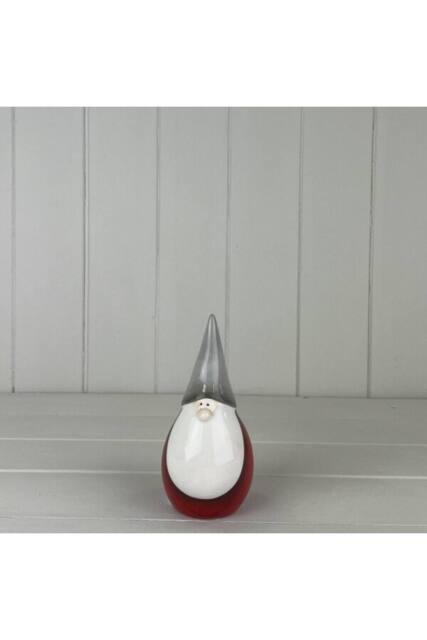 KDMD Rustic Red/grey Ceramic Santa - 15mm in Grey - image 1