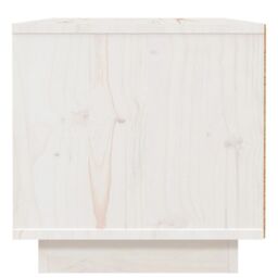 Berkfield Home Bedside Cabinet White 40x34x35 cm Solid Wood Pine - Size: 40 x 34 x 35 cm - thumbnail 6
