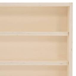 Berkfield Home Wall Display Cabinet with Doors 60x8.5x37 cm in Light Sand - thumbnail 9