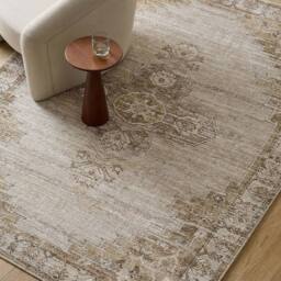 Livabliss Fifth Avenue-Vintage Brown Off-White Grey Traditional Boho Living Rug - Size: 200 cm x 275 cm - thumbnail 7