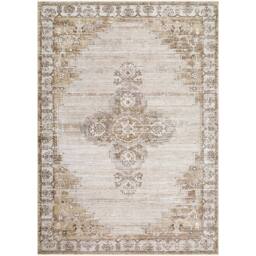 Livabliss Fifth Avenue-Vintage Brown Off-White Grey Traditional Boho Living Rug - Size: 200 cm x 275 cm - thumbnail 2