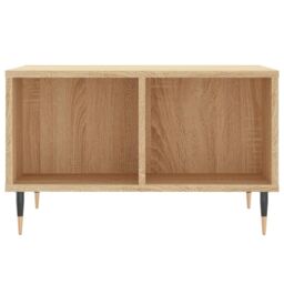 Berkfield Home Coffee Table Sonoma Oak 60x50x36.5 cm Engineered Wood in Brown - thumbnail 4
