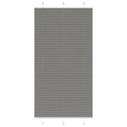 Berkfield Home Pleated Blind Anthracite 110x200 cm Fabric Width 109.4 cm Polyester in Dark Grey - thumbnail 2