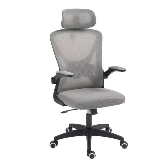 Kelvenix Sliver Ergonomic Mesh Home Office Chair in Silver - Size: 0.6m2 - image 1