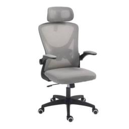 Kelvenix Sliver Ergonomic Mesh Home Office Chair in Silver - Size: 0.6m2