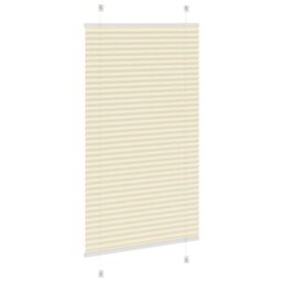 Berkfield Home Pleated Blind Cream 80x100 cm Fabric Width 79.4 cm Polyester - thumbnail 4