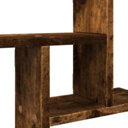 Berkfield Home Durable Wall Shelves 2 pcs Smoked Oak 50x12x50 cm Engineered Wood in Brown - Size: 50 x 12 x 50 cm - thumbnail 8
