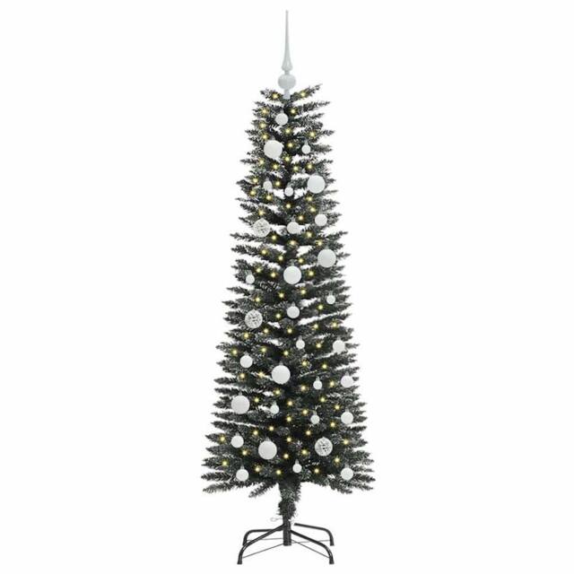 Berkfield Home Elegant Artificial Christmas Tree with Stand Green 40.5 x 40.5 x - image 1