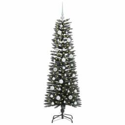 Berkfield Home Elegant Artificial Christmas Tree with Stand Green 40.5 x 40.5 x - thumbnail 1