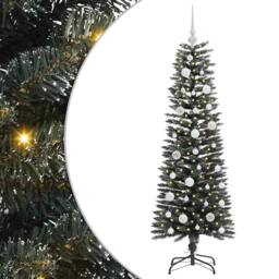 Berkfield Home Elegant Artificial Christmas Tree with Stand Green 40.5 x 40.5 x - thumbnail 3