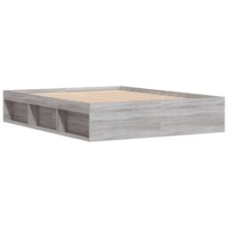 Berkfield Home Bed Frame Grey Sonoma 140x200 cm - thumbnail 5