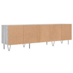Berkfield Home TV Cabinet Grey Sonoma 150x30x44.5 cm Engineered Wood - thumbnail 8