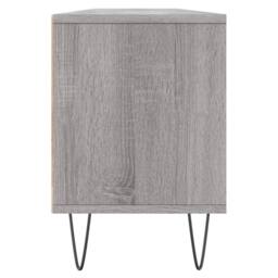 Berkfield Home TV Cabinet Grey Sonoma 150x30x44.5 cm Engineered Wood - thumbnail 7
