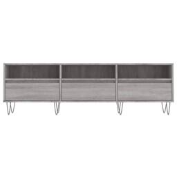 Berkfield Home TV Cabinet Grey Sonoma 150x30x44.5 cm Engineered Wood - thumbnail 5
