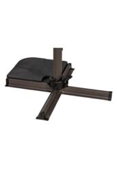 Royalcraft Water Fillable Base For Cross Base Cantilever Parasol - Set of 4 in Black - thumbnail 5